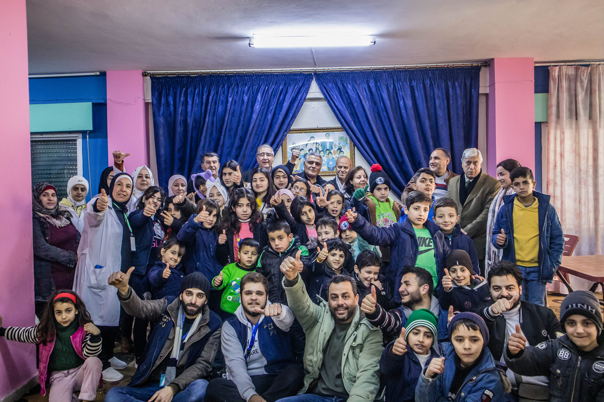 أثناء الإشراف على توزيع تبرعاتكم في مدينة اللاذقية🙏